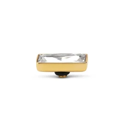 Outlet Melano Jewelry Melano Twisted Rectangle Steentje