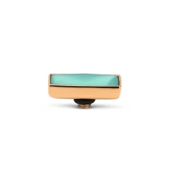 Outlet Melano Jewelry Melano Twisted Rectangle Steentje