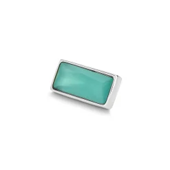 Outlet Melano Jewelry Melano Twisted Rectangle Steentje