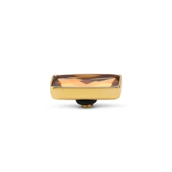 Outlet Melano Jewelry Melano Twisted Rectangle Steentje