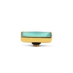Outlet Melano Jewelry Melano Twisted Rectangle Steentje