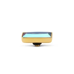 Outlet Melano Jewelry Melano Twisted Rectangle Steentje