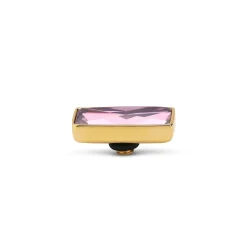 Outlet Melano Jewelry Melano Twisted Rectangle Steentje