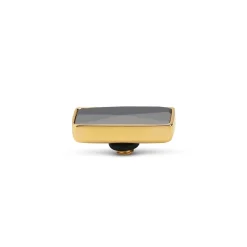 Outlet Melano Jewelry Melano Twisted Rectangle Steentje