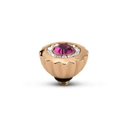 Hot Melano Jewelry Melano Twisted Ribbed CZ Steentje |