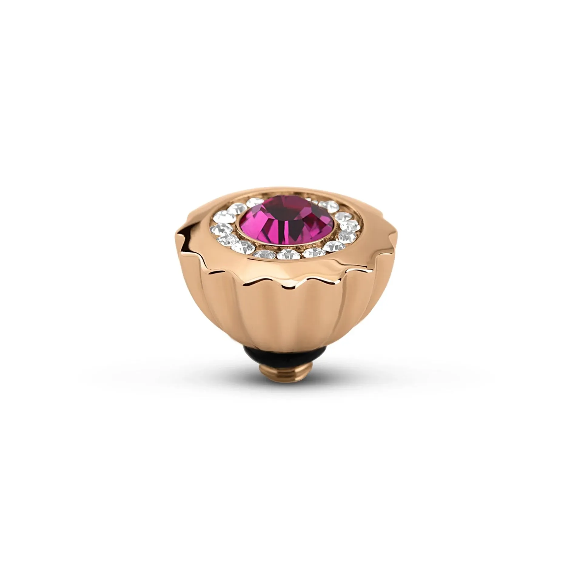 Hot Melano Jewelry Melano Twisted Ribbed CZ Steentje |