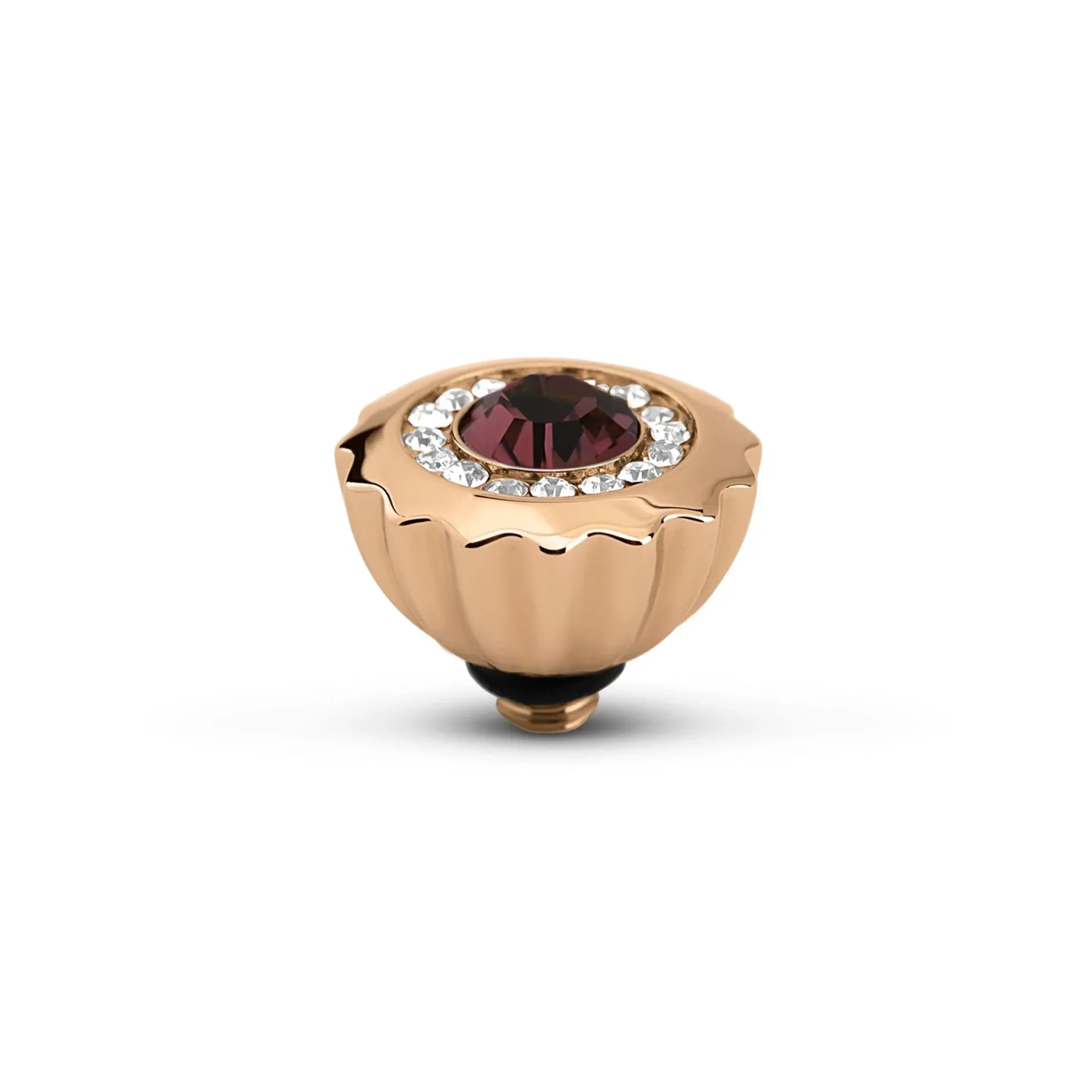 Hot Melano Jewelry Melano Twisted Ribbed CZ Steentje |