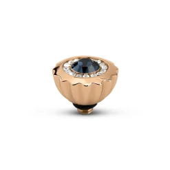 Hot Melano Jewelry Melano Twisted Ribbed CZ Steentje |