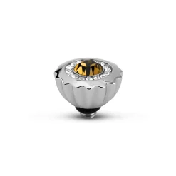 Hot Melano Jewelry Melano Twisted Ribbed CZ Steentje |