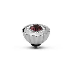 Hot Melano Jewelry Melano Twisted Ribbed CZ Steentje |