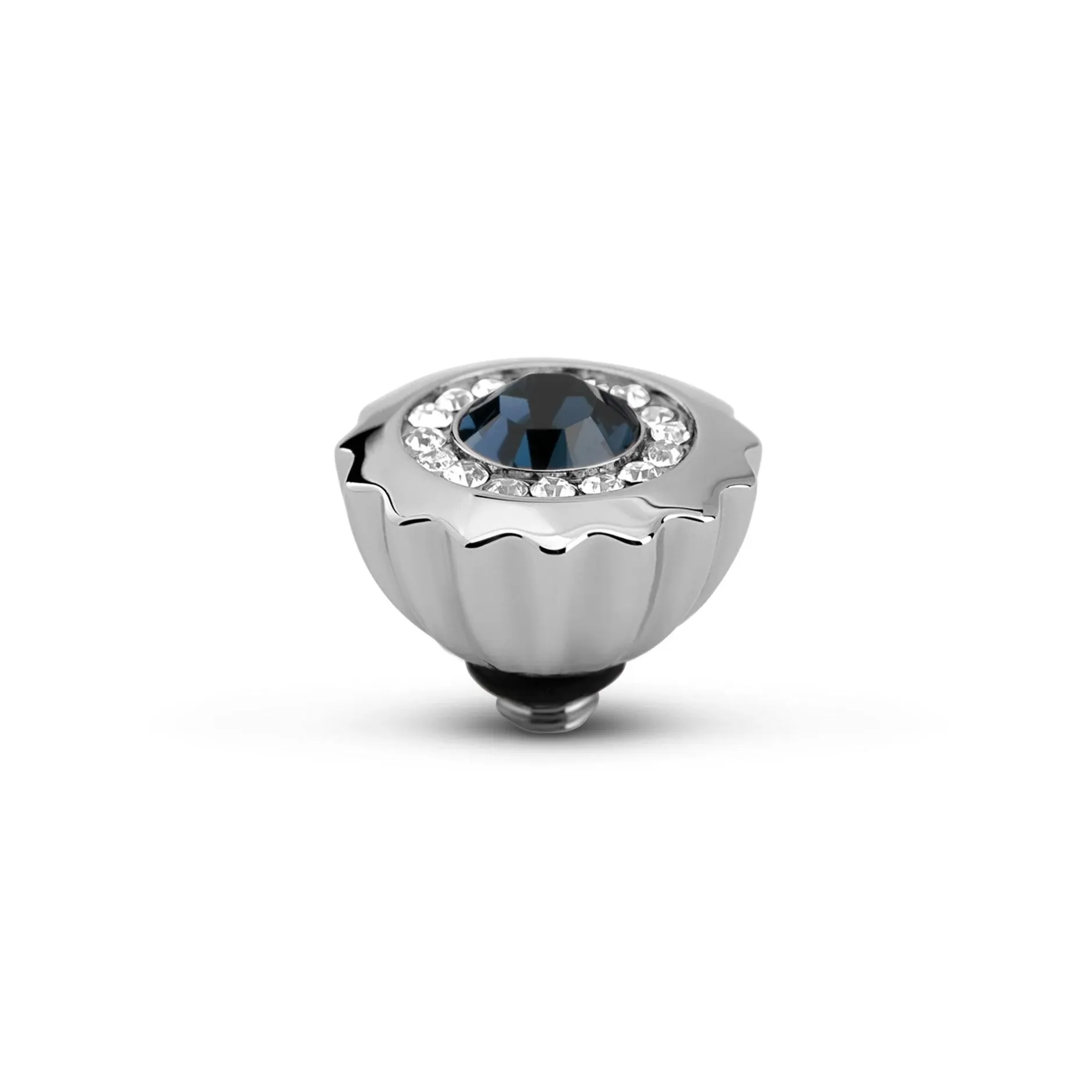 Hot Melano Jewelry Melano Twisted Ribbed CZ Steentje |