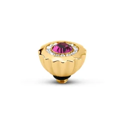 Hot Melano Jewelry Melano Twisted Ribbed CZ Steentje |