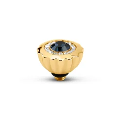 Hot Melano Jewelry Melano Twisted Ribbed CZ Steentje |