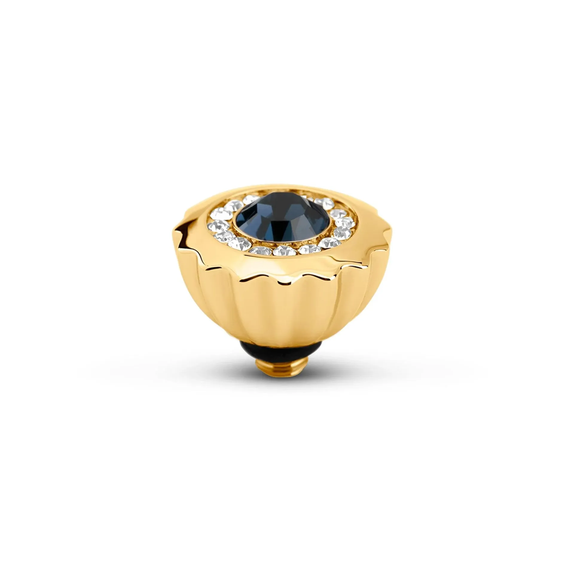 Hot Melano Jewelry Melano Twisted Ribbed CZ Steentje |