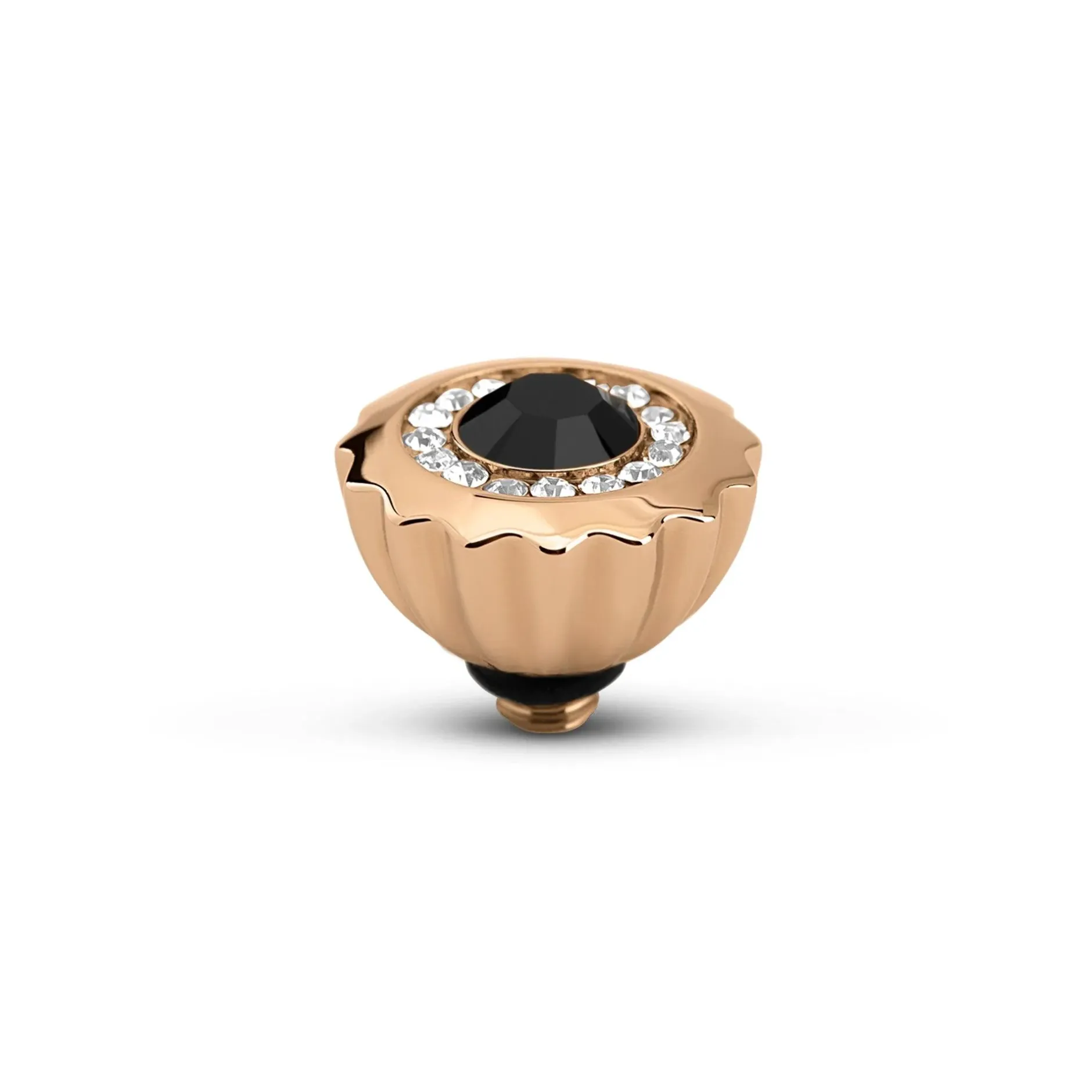Hot Melano Jewelry Melano Twisted Ribbed CZ Steentje |
