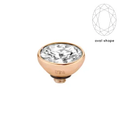 Hot Melano Jewelry Melano Twisted Rounded Oval Steentje