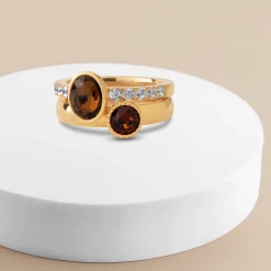 Online Melano Jewelry Melano Twisted Rustic Radiance Ringen Set