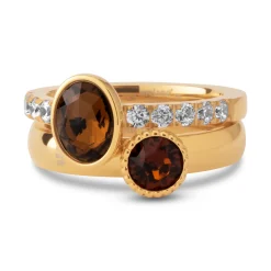 Online Melano Jewelry Melano Twisted Rustic Radiance Ringen Set