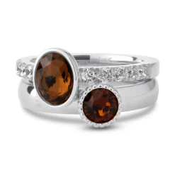 Online Melano Jewelry Melano Twisted Rustic Radiance Ringen Set