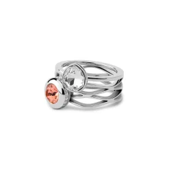 Clearance Melano Jewelry Melano Twisted Shiny Side Ringen Set