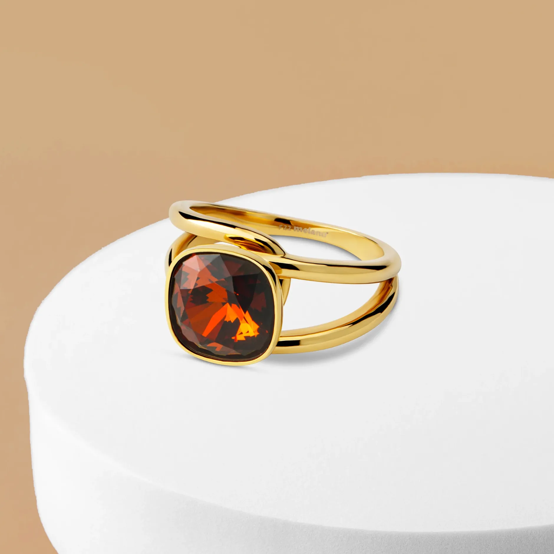 Online Melano Jewelry Melano Twisted Smoky Wood Ring Set