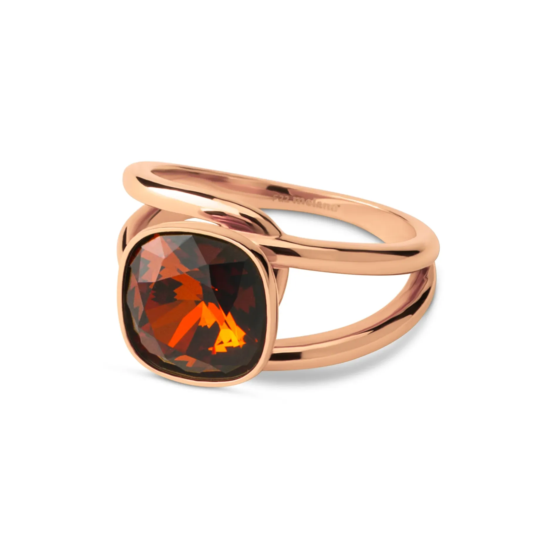 Online Melano Jewelry Melano Twisted Smoky Wood Ring Set