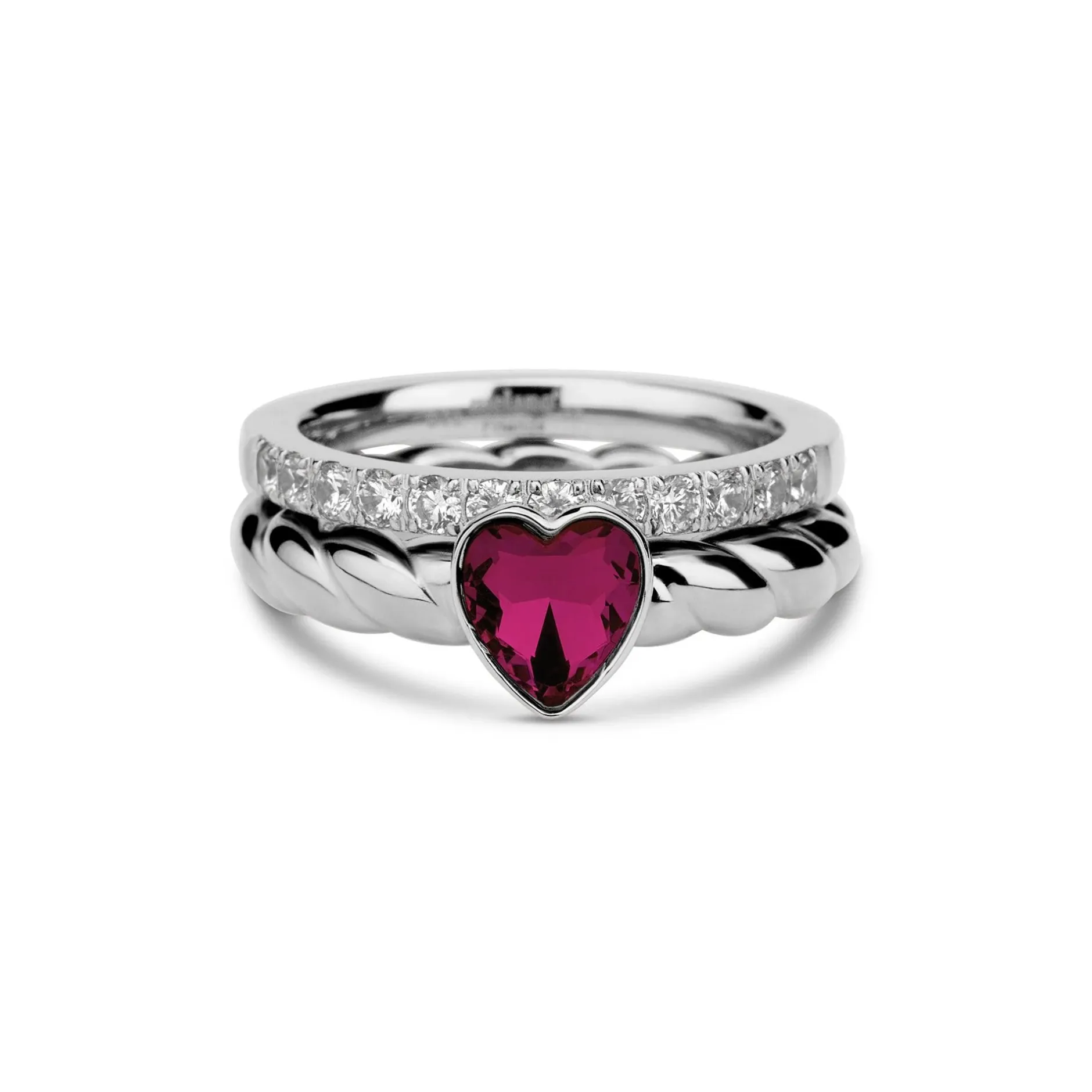 New Melano Jewelry Melano Twisted Sparkling Love Ringen Set