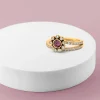 Outlet Melano Jewelry Melano Twisted Sunny Flower Ring Set