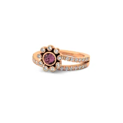 Outlet Melano Jewelry Melano Twisted Sunny Flower Ring Set