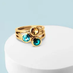Hot Melano Jewelry Melano Twisted Sunshine State Of Mind Ringen Set
