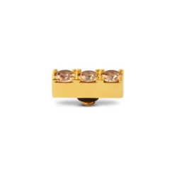 Clearance Melano Jewelry Melano Twisted Triple CZ Steentje