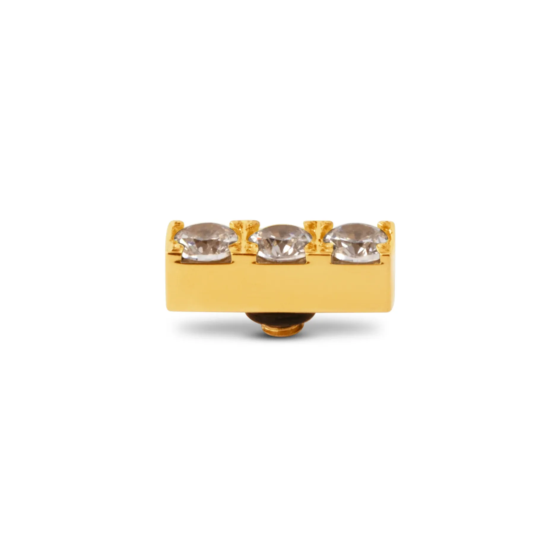 Clearance Melano Jewelry Melano Twisted Triple CZ Steentje