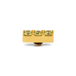 Clearance Melano Jewelry Melano Twisted Triple CZ Steentje
