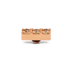Clearance Melano Jewelry Melano Twisted Triple CZ Steentje