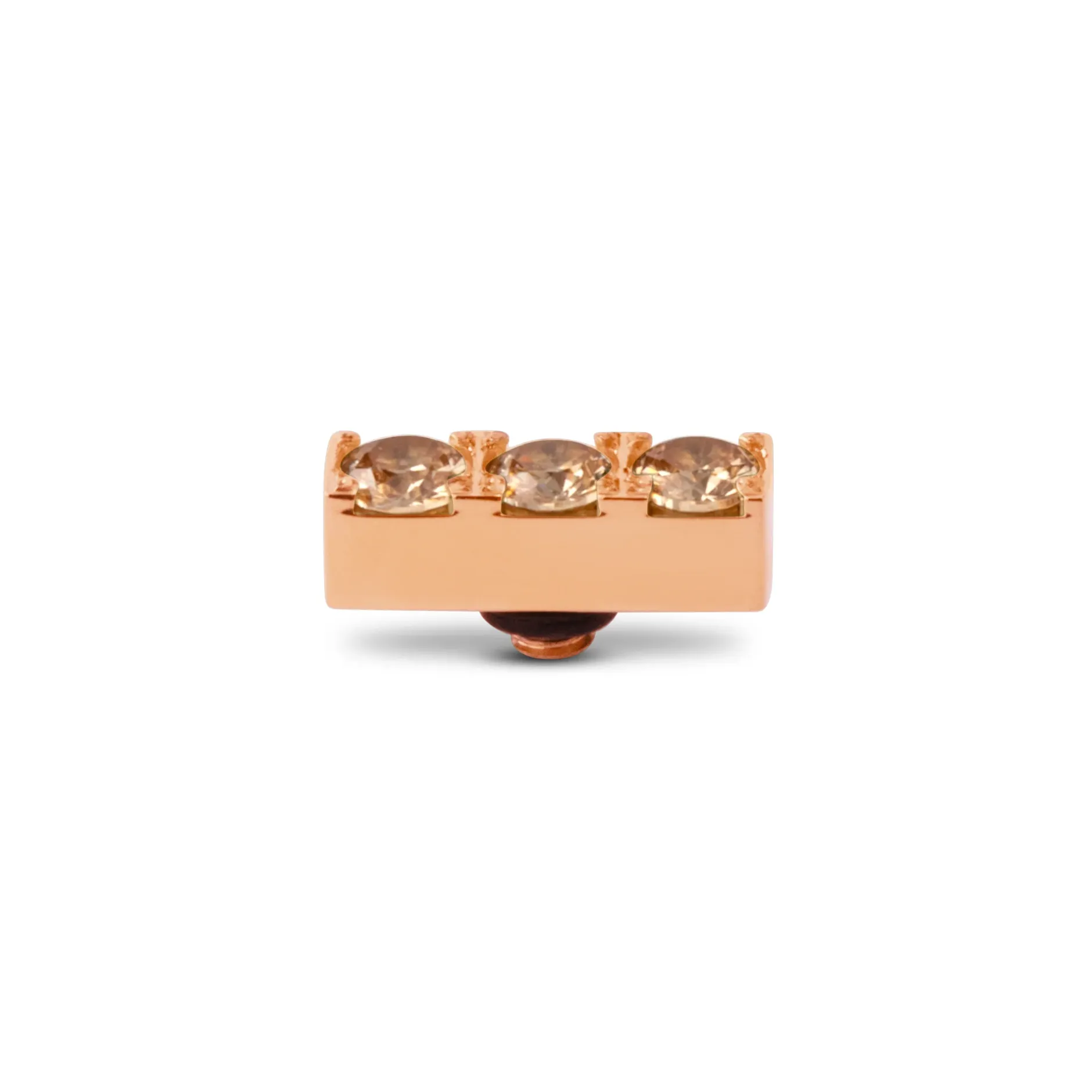 Clearance Melano Jewelry Melano Twisted Triple CZ Steentje
