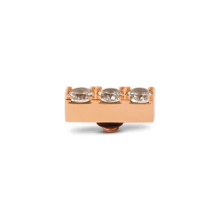 Clearance Melano Jewelry Melano Twisted Triple CZ Steentje