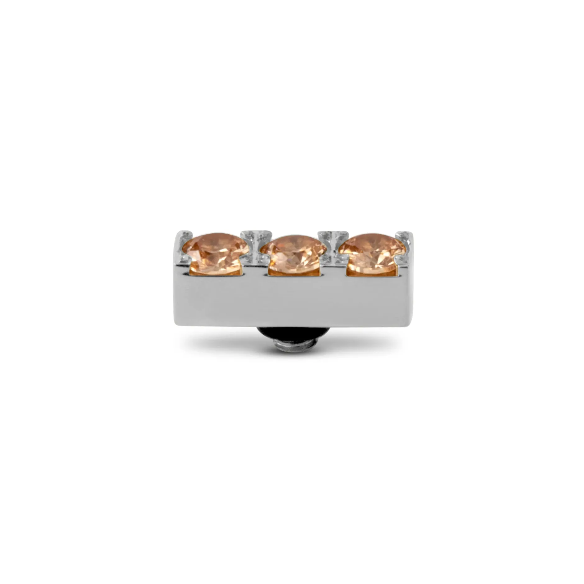 Clearance Melano Jewelry Melano Twisted Triple CZ Steentje