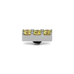 Clearance Melano Jewelry Melano Twisted Triple CZ Steentje