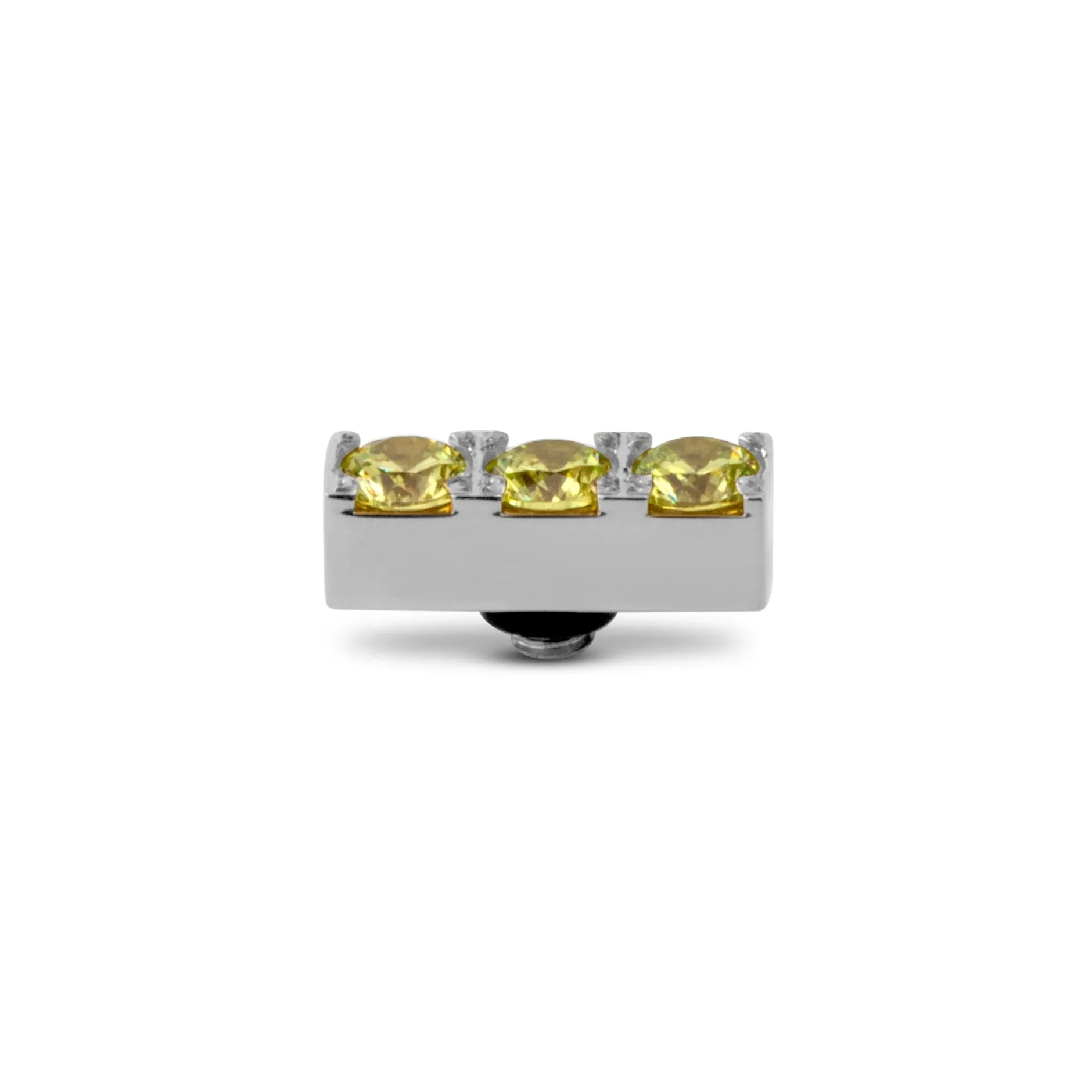 Clearance Melano Jewelry Melano Twisted Triple CZ Steentje