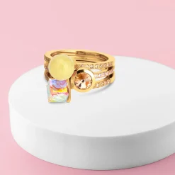 Outlet Melano Jewelry Melano Twisted Tropical Summer Ringen Set