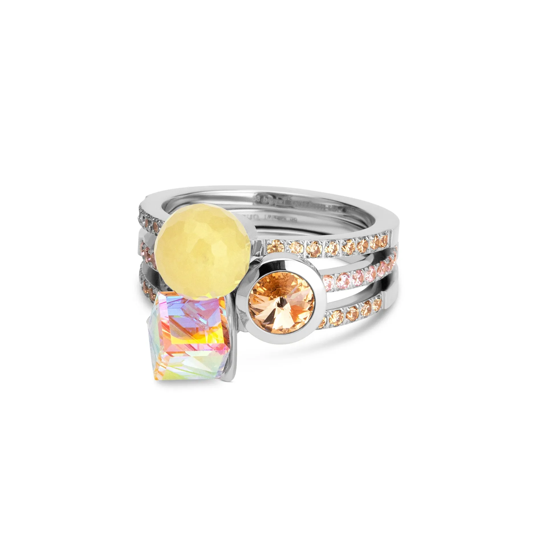 Outlet Melano Jewelry Melano Twisted Tropical Summer Ringen Set