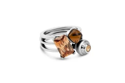 Online Melano Jewelry Melano Twisted Whole Lotta Donut Ringen Set |
