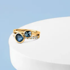 Fashion Melano Jewelry Melano Twisted Winter Wonderland Ringen Set