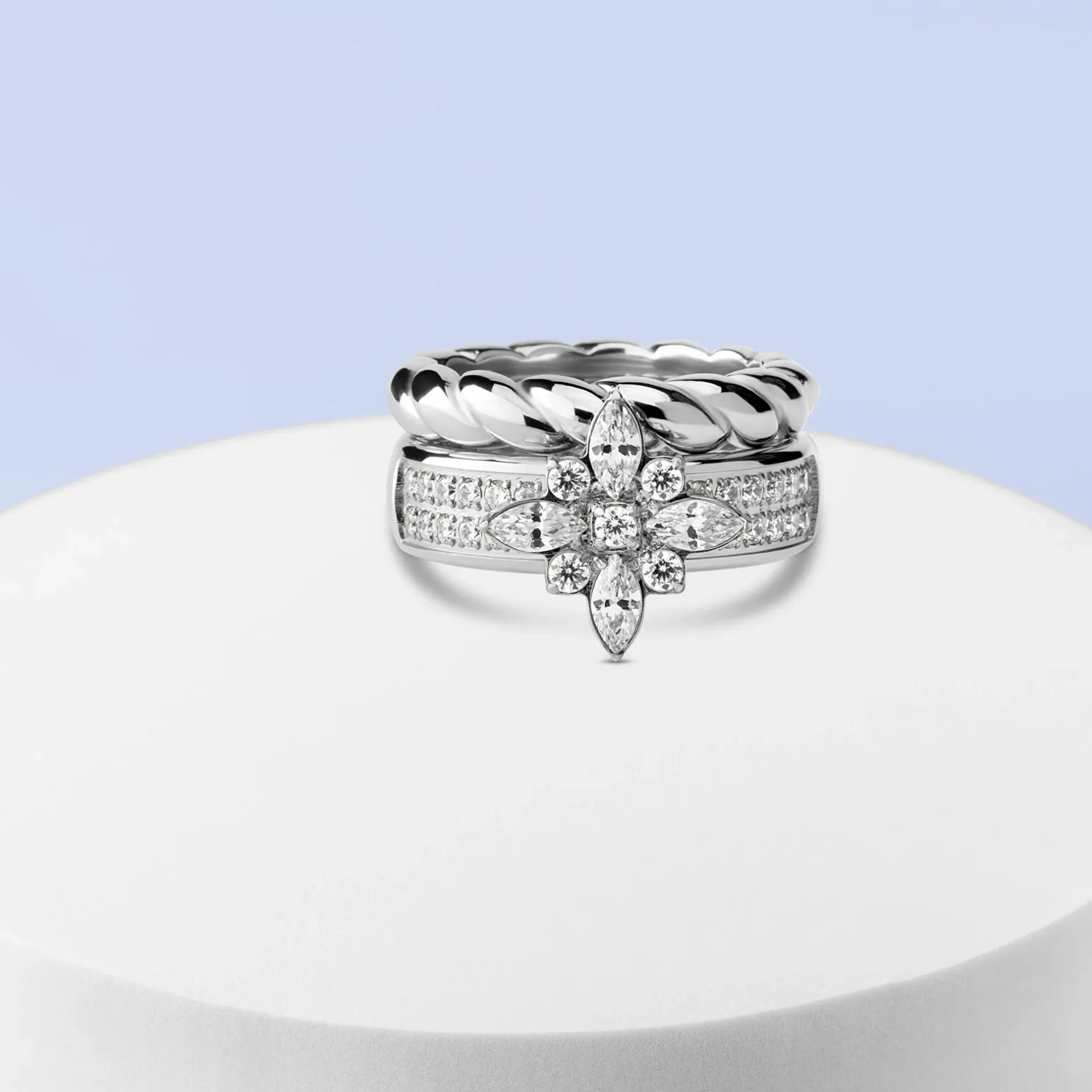 New Melano Jewelry Melano Vivid & Friends Gingerbread Glam Ringen Set