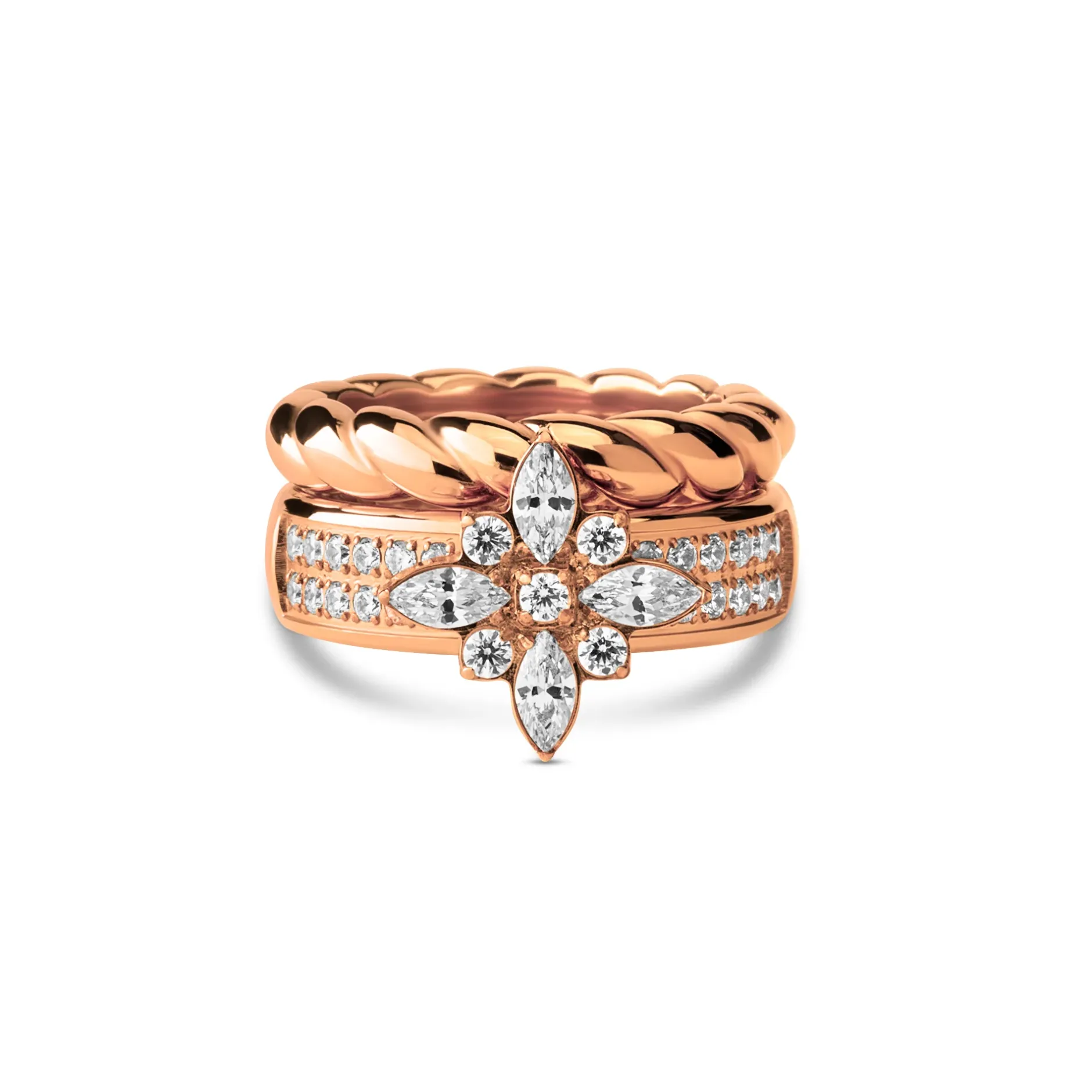 New Melano Jewelry Melano Vivid & Friends Gingerbread Glam Ringen Set