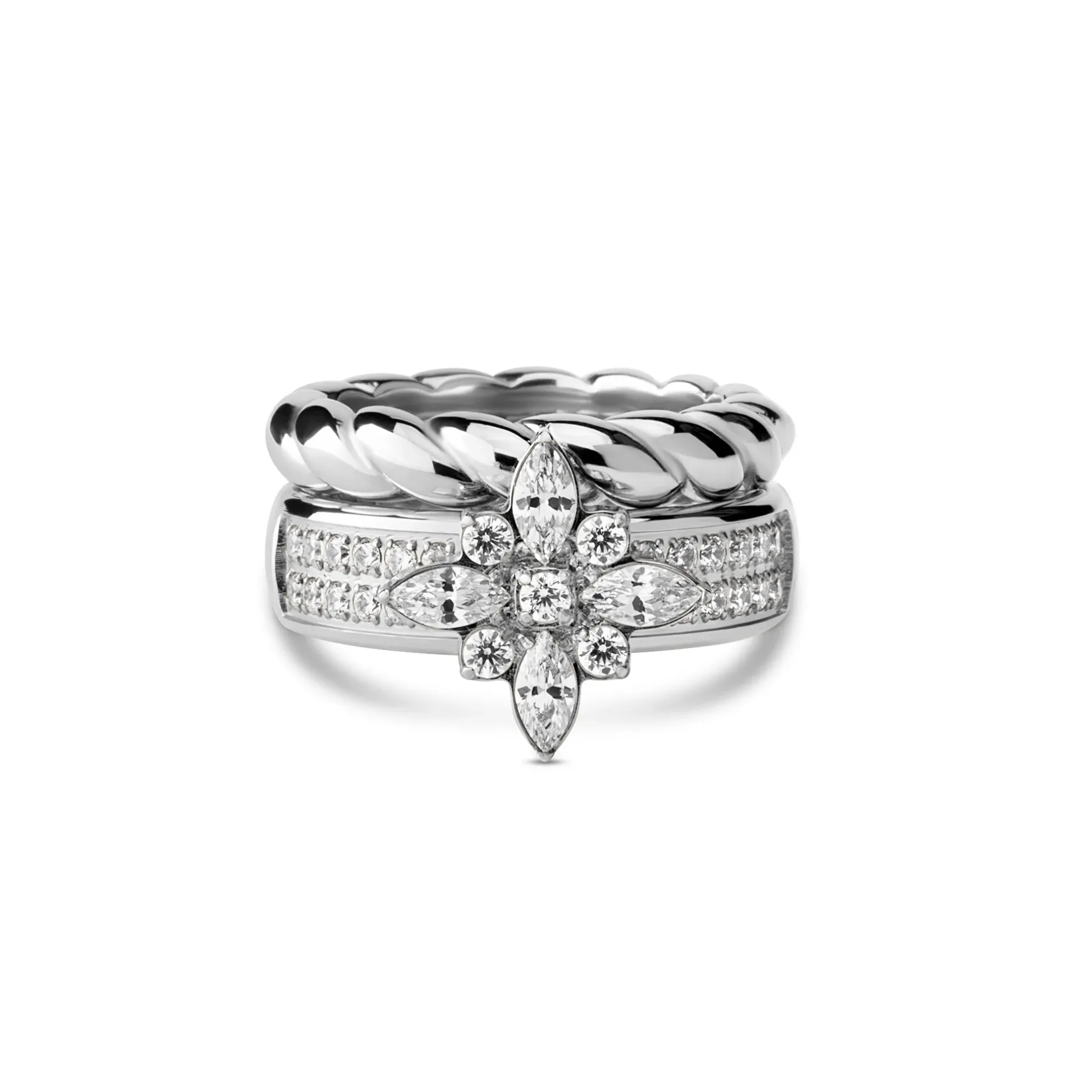 New Melano Jewelry Melano Vivid & Friends Gingerbread Glam Ringen Set