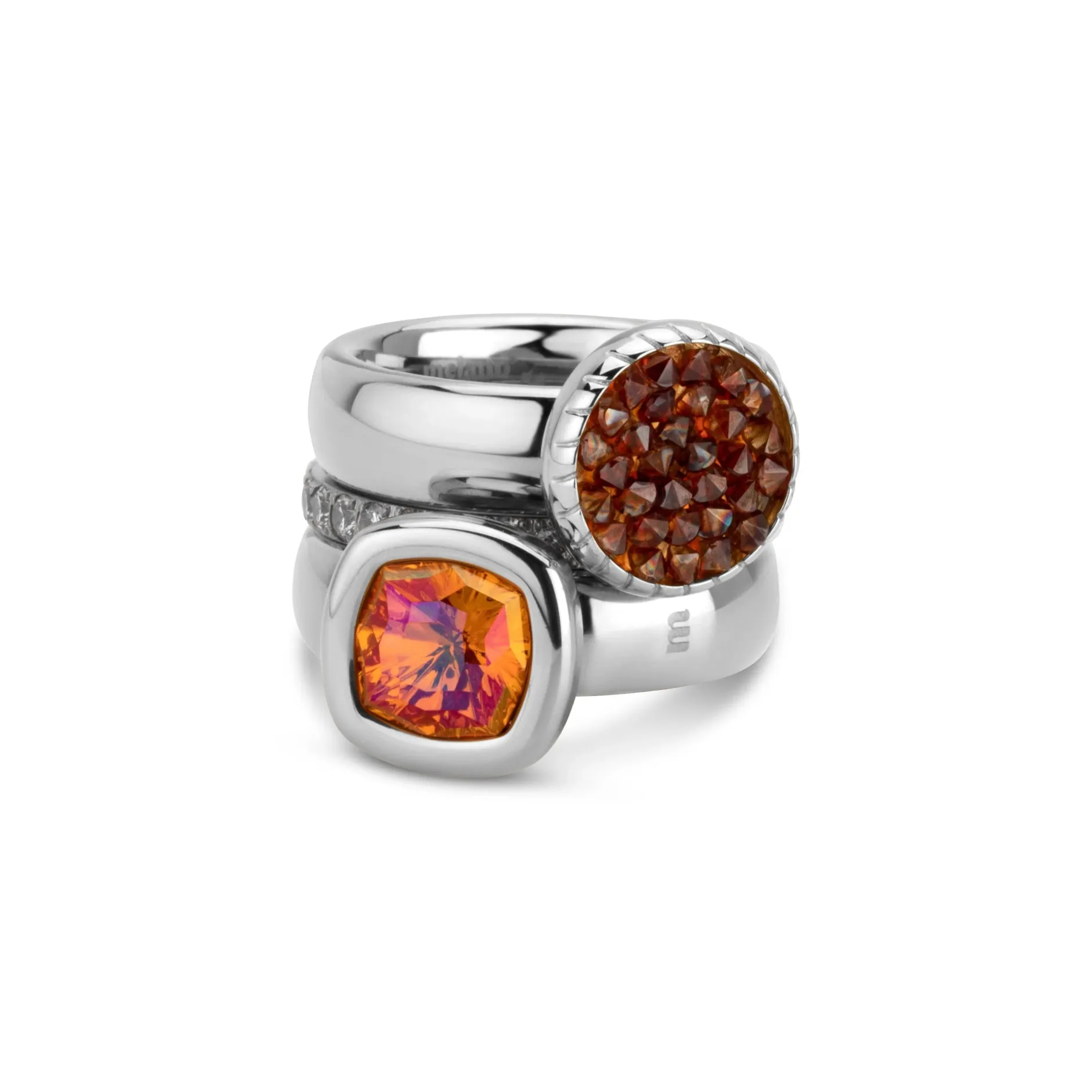 Fashion Melano Jewelry Melano Vivid & Friends Sunset Ringen Set