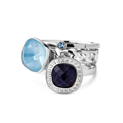 Outlet Melano Jewelry Melano Vivid & Twisted & Friends Arctic Frost Ringen Set