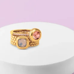Fashion Melano Jewelry Melano Vivid & Twisted Blossom Dream Ringen Set