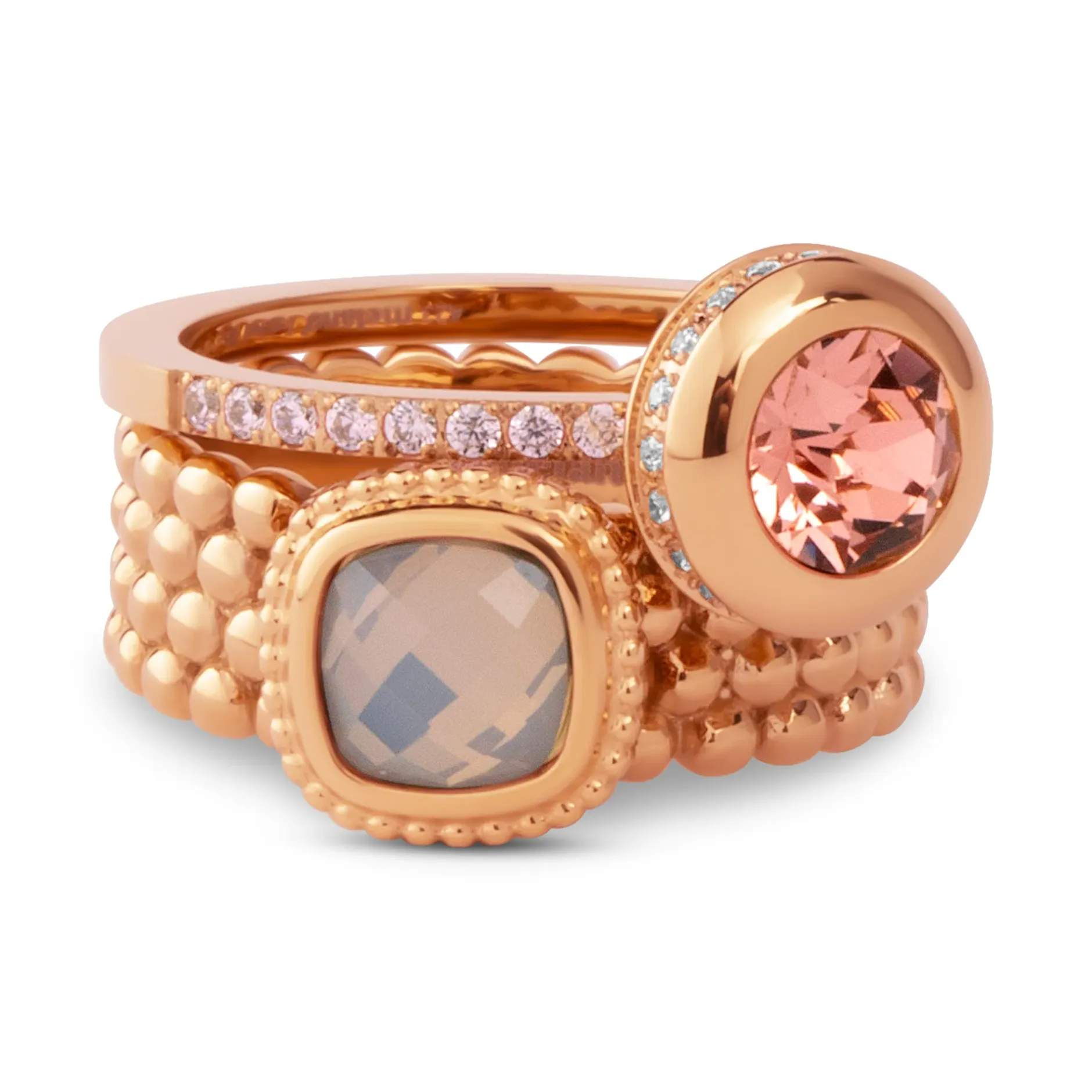 Fashion Melano Jewelry Melano Vivid & Twisted Blossom Dream Ringen Set